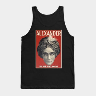 Alexander the Man Who Knows Tank Top